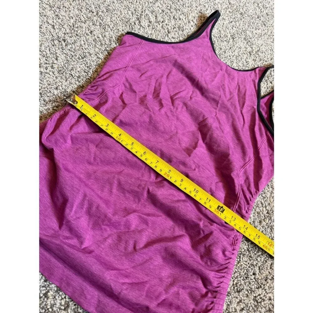 Lululemon See Info In The Flow Tank Heathered Regal Plum